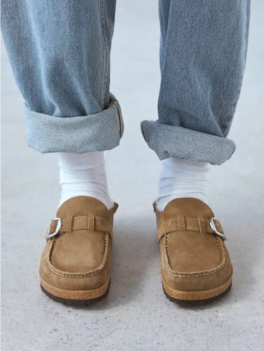 Birkenstock Buckley Suede Leather Mules 40 / 9